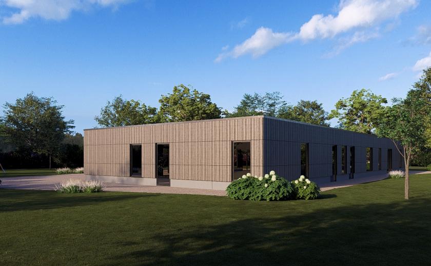 Render scoutslokalen