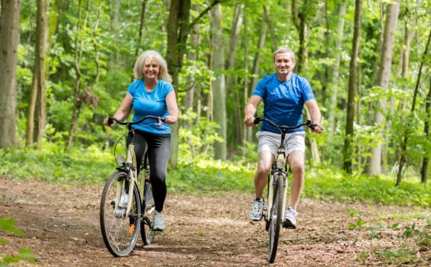 Bos-fietstocht 20 km – 50+ © canva Bos-fietstocht 20 km – 50+ © canva