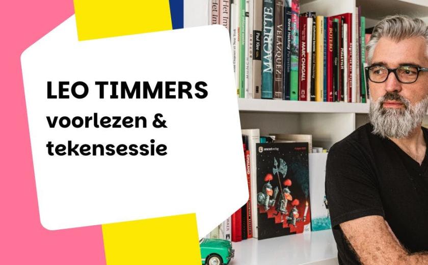Voorlezen & tekenen met Leo Timmers © bib