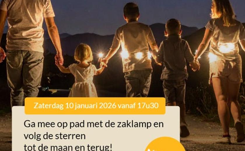 Lichtjeswandeling 'Tot aan de maan en terug' © Gezinsbond VZW