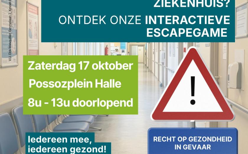 Iedereen mee, iedereen gezond! - Interactieve Escapegame © Open Armen vzw