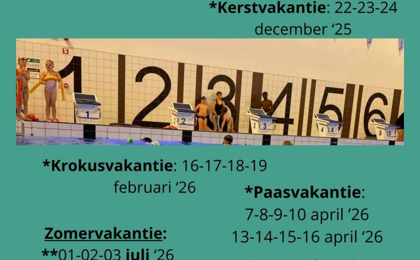 Combo zwem-& voetbalkamp Pasen editie 1 © Vzw Zwemschool Lembeek