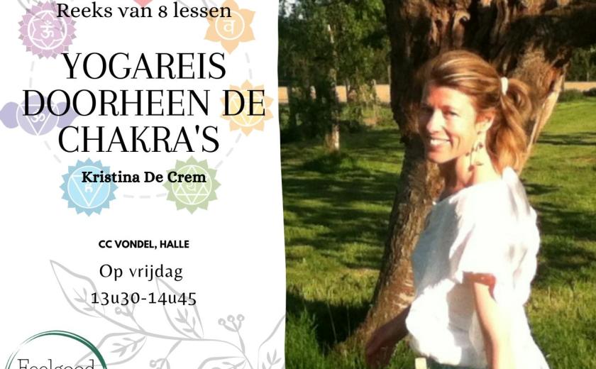 Yogareis doorheen de chakra's (8 lessen) © Silvia Van Boeckel