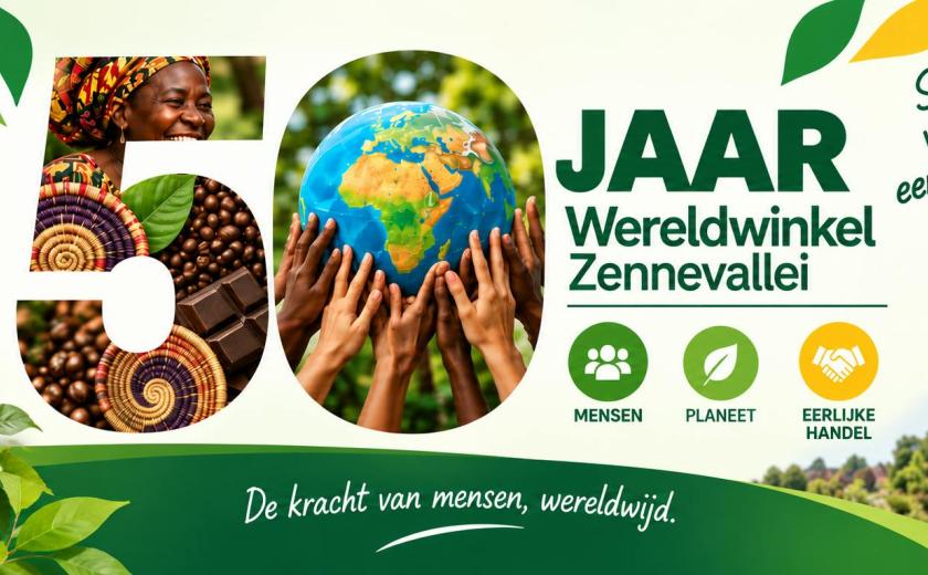Zoektocht 50  jaar Oxfam Zennevallei - 15 Faire Gemeente Halle © Oxfam Zennevallei