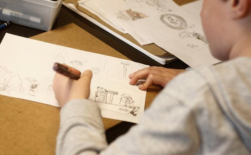 STRIPTEKENEN | 6-12 jaar © Villa Basta vzw