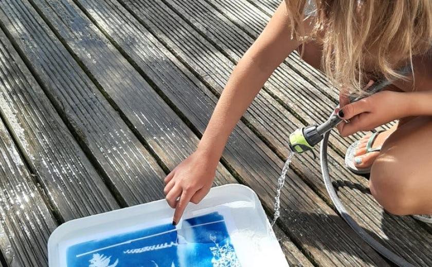 Blauwdrukkunst © Spelenderwijs vzw