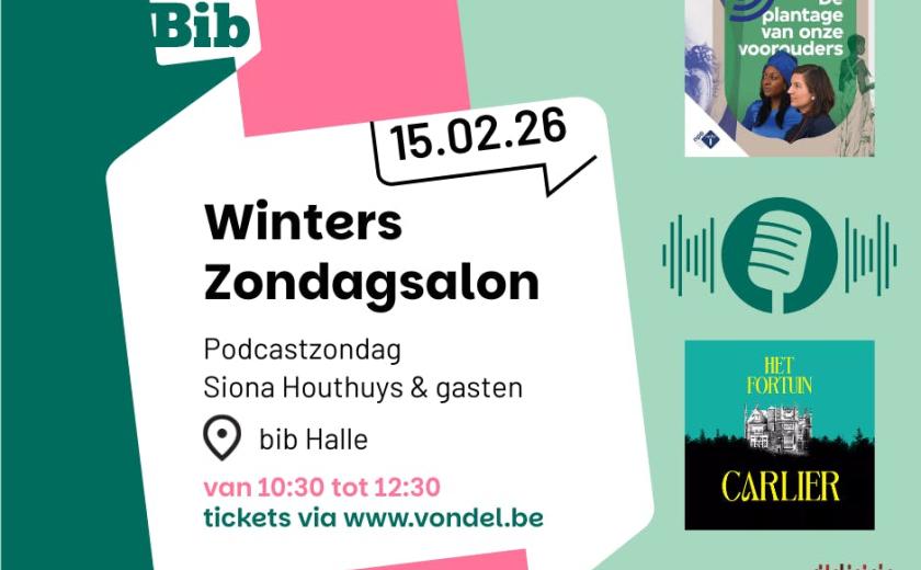 Winters zondagsalon: podcastzondag © bib