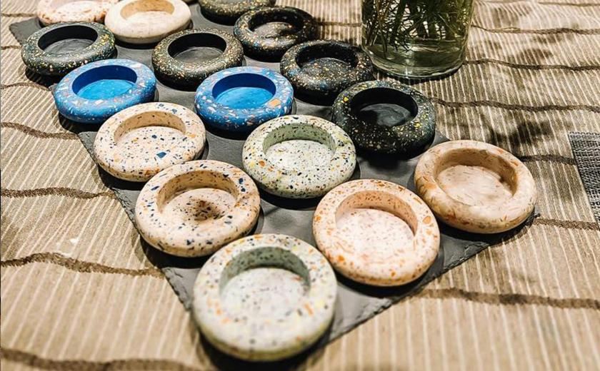 Unieke creaties met terrazzo © Celien Waeyaert