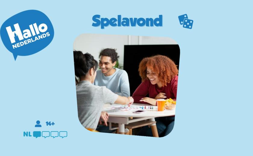 Hallo Nederlands - Spelavond (14+) © dienst Taal en Inburgering Stad Halle