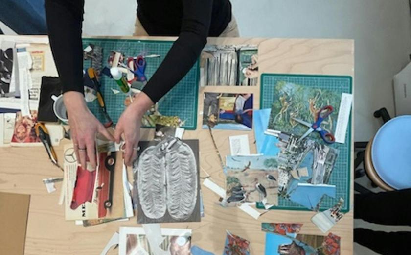 Collageworkshop - Coupee Collage Collective © onbekend