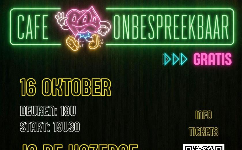 Cafe Onbespreekbaar © Preventiewerking Zennevallei