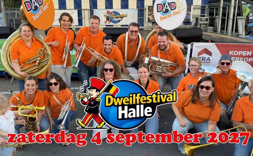 Dweilfestival Halle 2027 - Het enige Dweilfestival van België © Dweilteam Halle
