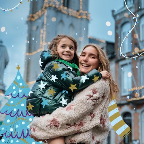 campagnebeeld met kind