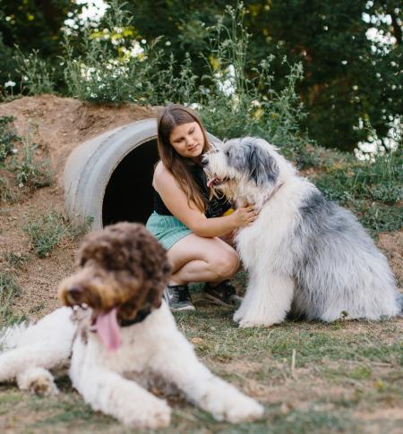 Tashi & Donyo met Renske (c) Kevin Faignaert