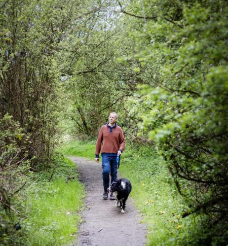 Frank Pierret wandelt in de buurt van de Malakofftoren.