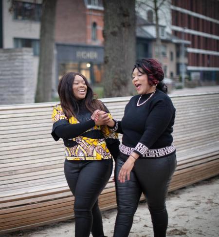 Hélène en Laetitia ©Layla Aerts