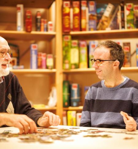 Tim Borremans en zijn vader Guy