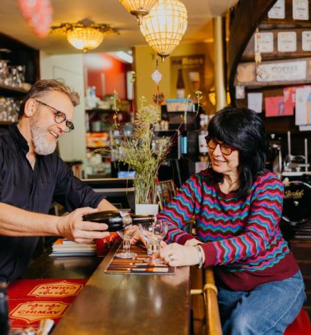 Uitbaters Frank en Mina