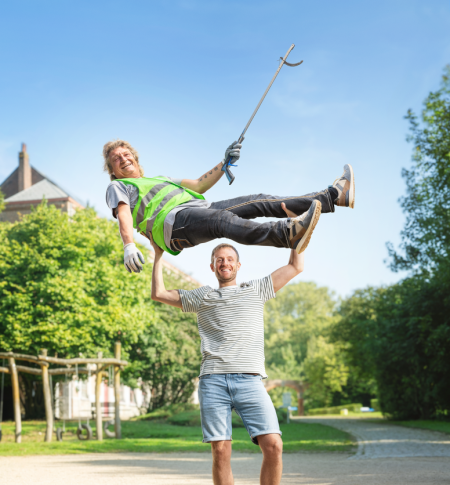 Halles proper dankzij vrijwilliger Alain