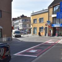 de shop&go parkeerplaatsen in de Louis Theunckensstraat